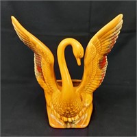 Stunning Golden Swan Ceramic Planter