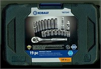 Kobalt Metric Mechanic's Tool Set with Hard Case