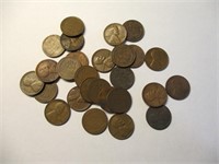 (27) Wheat Cents, Mixed Dates