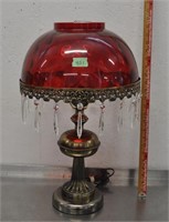 Victorian style table lamp, see notes