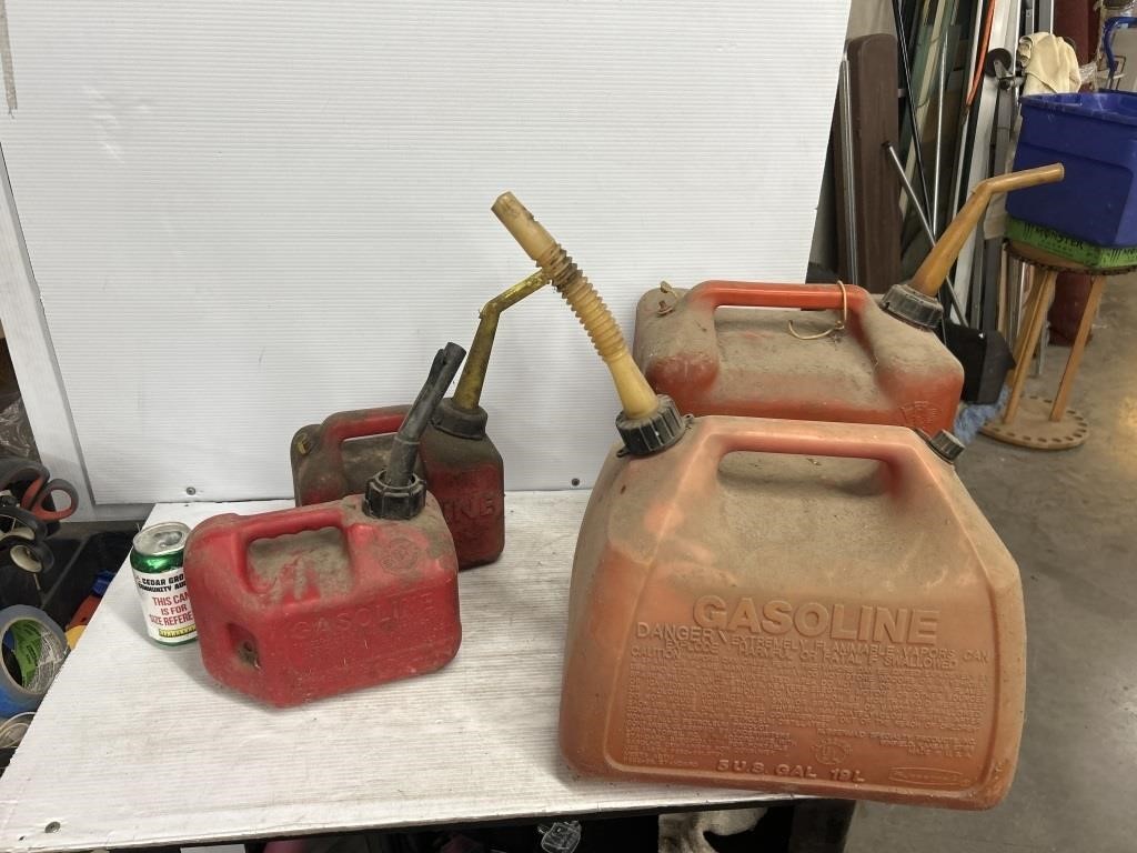 Gasoline gas cans