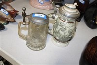 2 DUCK BEER STEINS