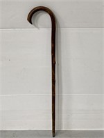 Vintage hand carved wood cane