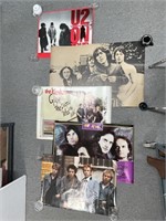 5 VTG Concert/Band Posters: the Beatles, U2,  More