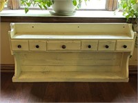 Rustic Painted Cabinet/Drawers