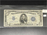 Series 1934-A $5 Silver Certificate