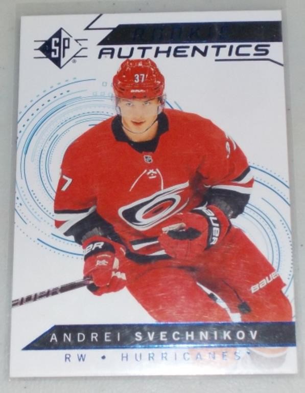 Andrei Svechnikov 18-19 SP Rookie Authentics Blue
