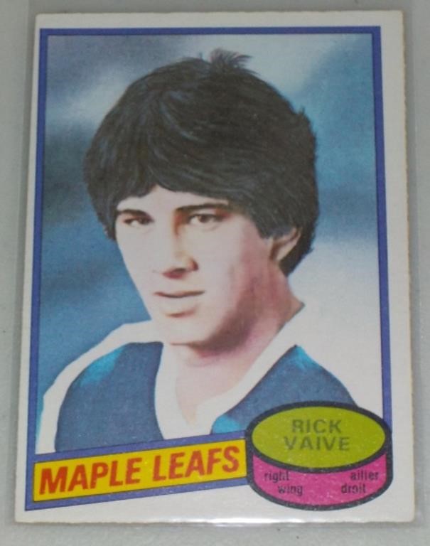 Rick Vaive 1980-81 O-Pee-Chee Rookie card #242