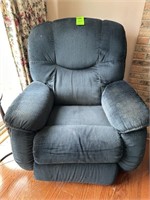 Green Recliner Chair (damaged) &