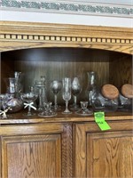 Shelf of Misc Glassware DOES NOT INCLUDE