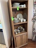 4  Shelf 2 Door Wooden Cabinet