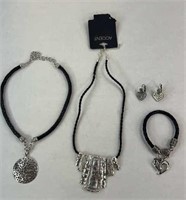 BRAIDED LEATHER NECKLACES AND BRACELETS