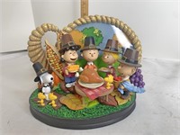 Danbury Mint Happy Thanksgiving Charlie Brown