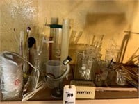 Assorted Chemistry Glassware Including Beakers,