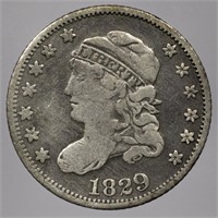 1829-P Capped Bust Half Dime H10c
