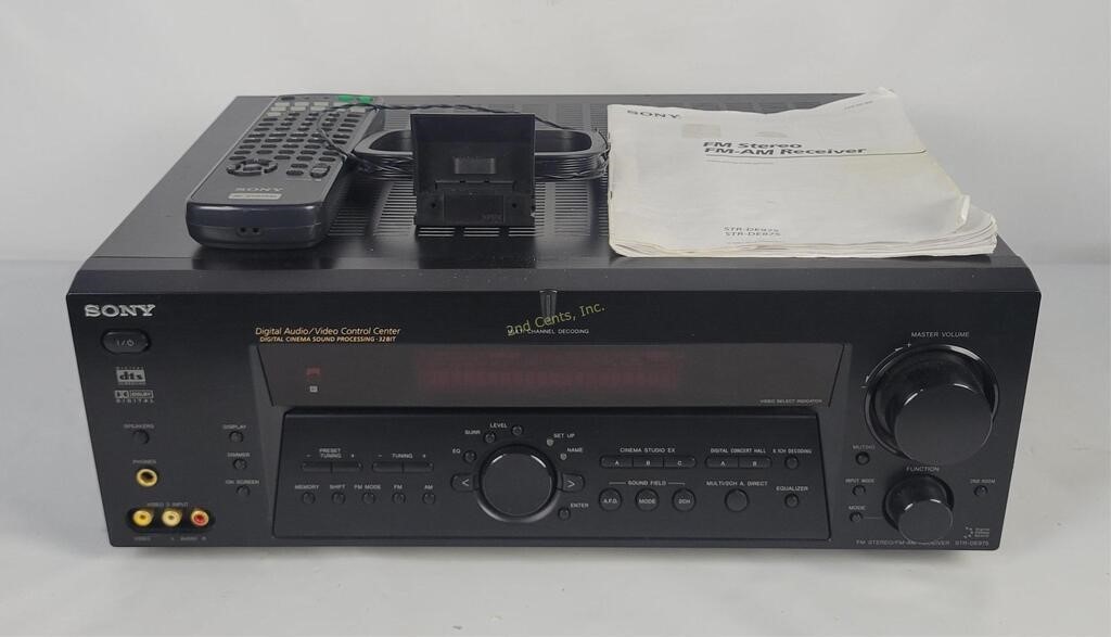 Sony Stereo Receiver Str-de975, See Description