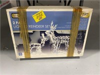 LIGHTED REINDEER SET