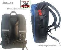 (N) Waterproof Backpack, Expandable 25L-35L Dry Ba