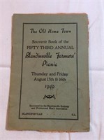 1940  Souvenir book  53rd  annual Blandinsville
