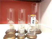 5 Wolfard Classic Glass Oil Lamps