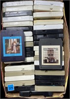 Lot of Vintage 8 Track Tapes