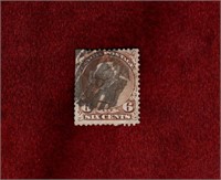 CANADA 1868 USED QV 6 CENT LARGE QUEEN # 27a
