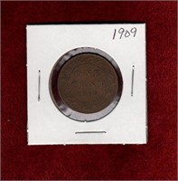CANADA 1909 LARGE PENNY