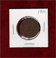 CANADA 1910 LARGE PENNY