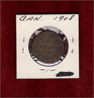 CANADA 1908 LARGE PENNY