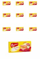 Pack of 10 Bauducco Strawberry Wafers 165g