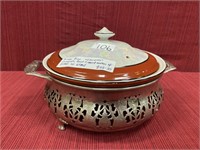 Forman Brothers ‘Edwards’ Casserole, Rust trimmed