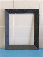 BLACK VINTAGE WOOD PICTURE FRAME 21" X 25"