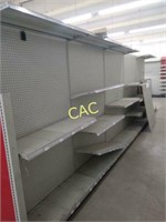 5 Sections of Metal Store Shelving (Two Sides)