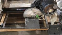 Wet tile saw