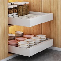 KAERSI Pull Out Cabinet Shelf with Adhesive Nanofi