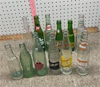 12 Older Glass Bottles