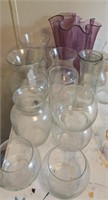 Glass Vase Set(17pcs.)