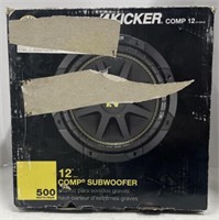 (R) Kicker Comp 12 12-Inch Subwoofer.