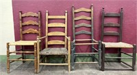 Early Turned Post Chairs