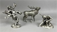 Assorted Pewter Miniatures Lot