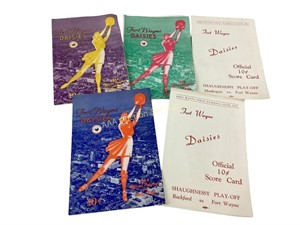 Fort Wayne Daisies 1948/49 program & score books
