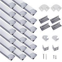 20-Pack 3.3ft V Shape LED Aluminum Channel