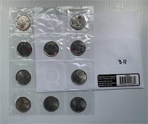 Salaberry Circulation 2013 Coin 10 Pack
