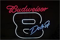 Budweiser Dale Jr. neon sign