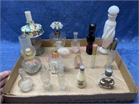 (15) Vtg perfume bottles