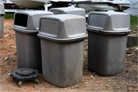 Heavy Duty Plastic  Garbage Bins