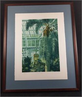 Framed Ken Fleming Chilean Palm Tree LE Print