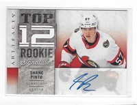 SHANE PINTO ARTIFACTS TOP 12 ROOKIE AUTOGRAPH