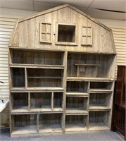 BARN WOOD STORE DISPLAY 95"X114”X18”