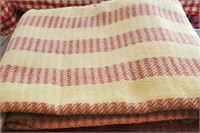 Woven coverlet by Clinch valley mills, 10 x12